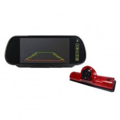 Durite 0-099-45 7" Mirror Monitor Brake Light Cam Kit (2 cam inputs, inlc. 1 x universal brake light cam) PN: 0-099-45